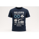 Koszulka męska DevOps Lifestyle granatowa