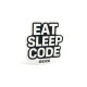Naklejka Eat Sleep Code