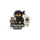 Naklejka Debugging Ninja — winylowa 60 x 60 mm