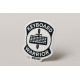 Naklejka Keyboard Warrior – winylowa 7x5 cm